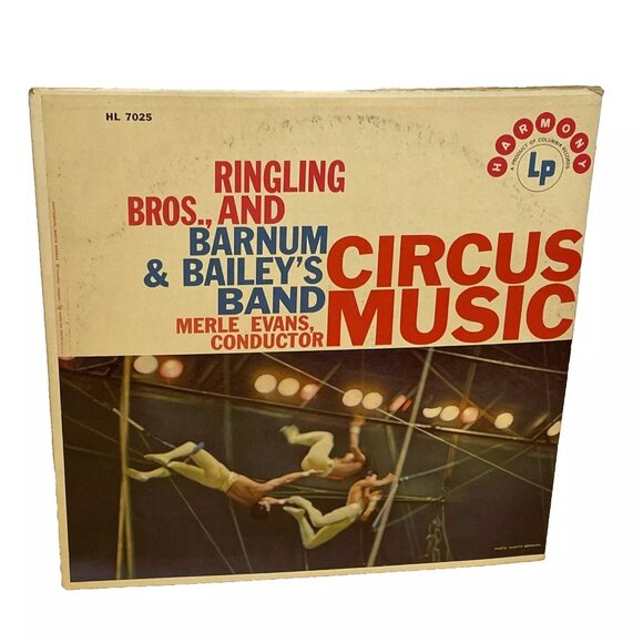 Ringling Bros.And Barnum & Bailey's Band Circus Music (Vinyl, 1957) Harmony - Picture 1 of 12